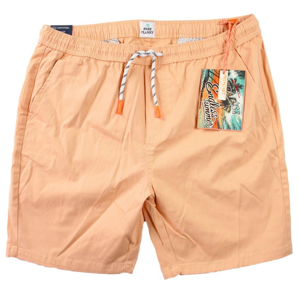 Free Planet Stretch Twill‎ Shorts Endless Summer Casual Peachy XS (28) NWT